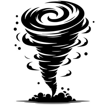 recommend clip art: Tornado power silhouette
