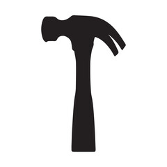 Tool Vector illustration in black and white - Work tool silhouette Clipart Design