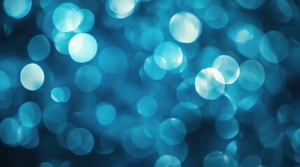Abstract Blue Bokeh Background for Creative Projects
