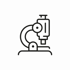 microscope laboratory icon sign vector
