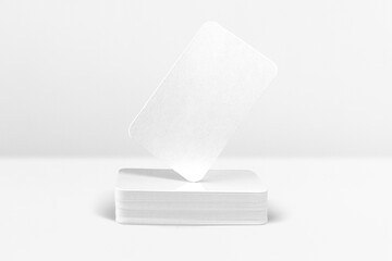 Minimal business card mockup png branding identity