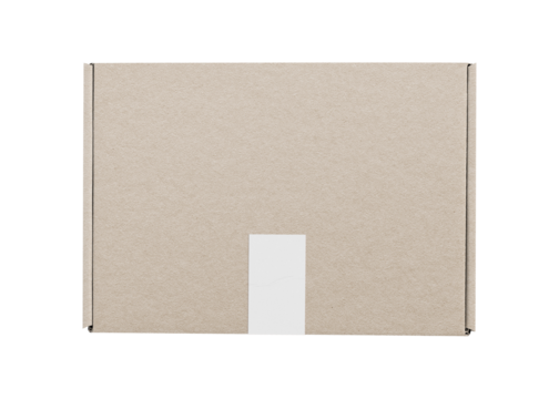 Paper box package png sticker, isolated object, transparent background