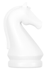 Knight png chess piece clipart, 3D business symbol on transparent background