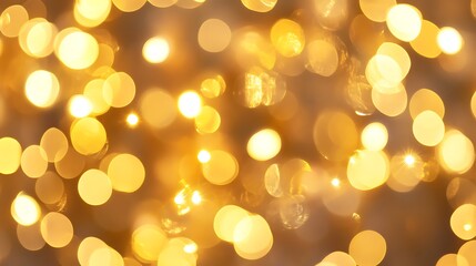 Fototapeta premium Beautiful Warm Bokeh Lights Creating a Cozy and Inviting Atmosphere