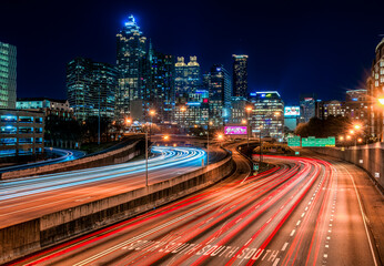 Obraz premium Downtown Atlanta Skyline