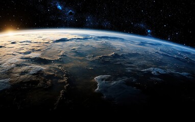 Fototapeta premium Stunning view of the earth from space