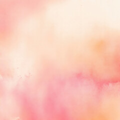 Fototapeta premium Vintage Grunge Pink and Orange Textured Watercolor Background