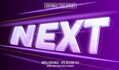 next editable text effect