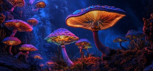 Obraz premium mushroom in the forest