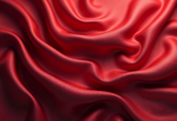 Abstract background featuring luxurious fabric folds, resembling liquid waves of grunge silk, satin, or velvet texture. Ideal for sophisticated Christmas backgrounds or elegant wallpaper designs