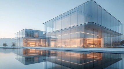 Fototapeta premium office building in the night