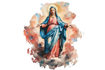 Classical Virgin Mary Depiction