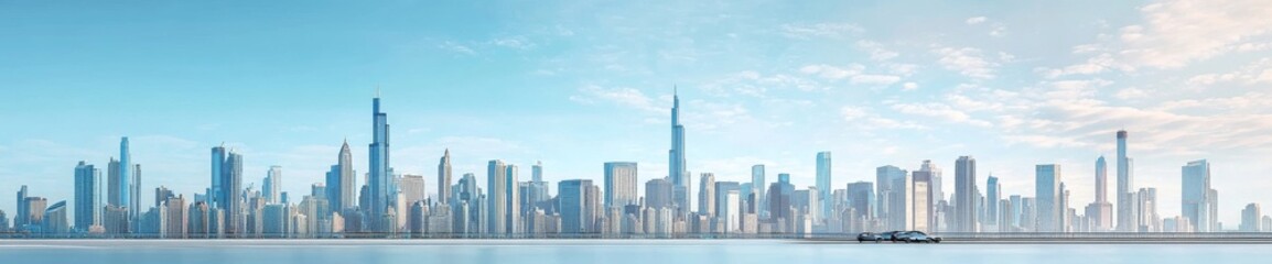 Fototapeta premium panorama of the city