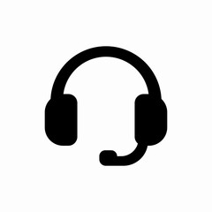 headphone wireless headset icon sign vector