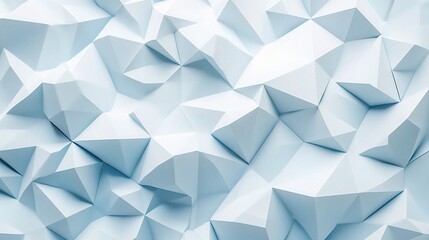 Fototapeta premium Blue Abstract Geometric Background with 3D Shapes