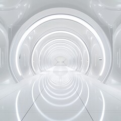 Fototapeta premium abstract 3d tunnel
