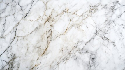 Fototapeta premium Close-up of white marble with gray and gold veins.
