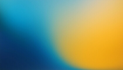 modern and simple blue and yellow gradient colors background with grain rough texture