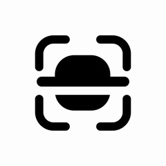scan scanner icon sign vector