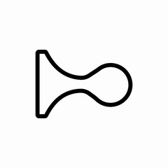 rubber stamp icon sign vector