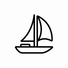ship boat icon sign vector