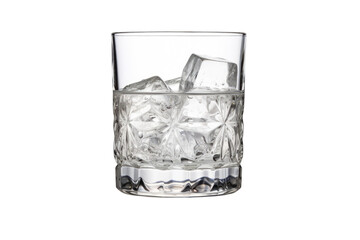 Chic Vodka Lemonade with Fresh Mint and a Sugared Rim Isolated on Transparent Background