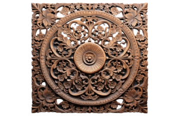 Sophisticated Wall Decals with Botanical Illustrations and Elegant Finish Isolated on Transparent Background