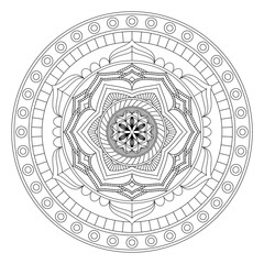 ornament pattern flower mandala