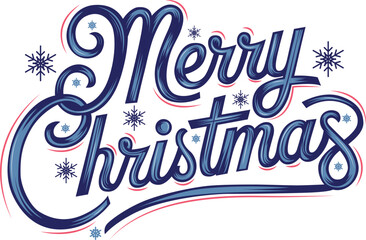 vector graphic illustration happy merry christmas