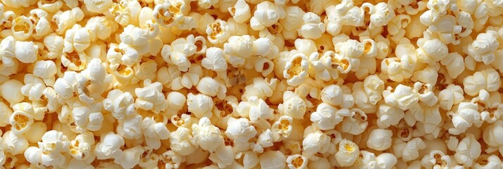 Close-Up of Popcorn Showing Textural Details