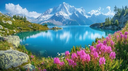 Serene Mountain Lake