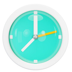 Clock 3D Illustration