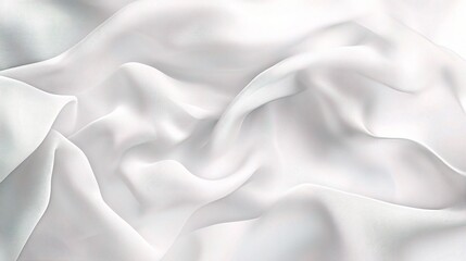Obraz premium Soft White Fabric Texture for Background and Design