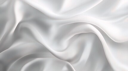 Obraz premium Soft White Fabric Texture for Background Use