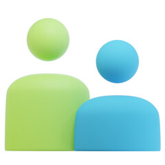 Users 3D Illustration