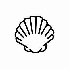 sea shell icon sign vector