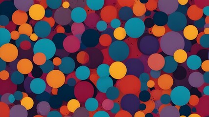 Vibrant and Playful Abstract Pop Art Background for Creative Projects, Generative AI