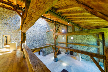 old farm house, Chillida Leku Museum, Hernani, Basque Country, Spain, Europe, September 2024