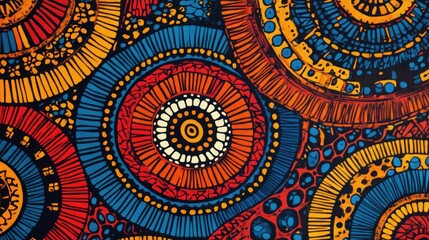 African Inspired Abstract Pattern