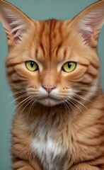 Obraz premium red cat portrait