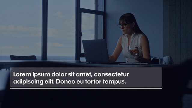Modern Animated Typography | Stylish and Professional Lower Thirds for Online Webinars