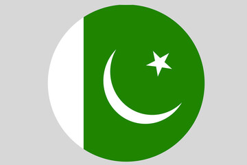 Pakistan flag button
