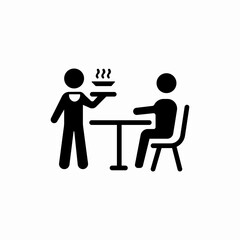 table service icon sign vector