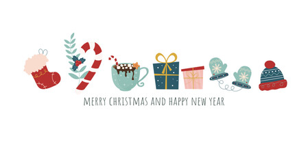 Christmas Holiday Vector Banner