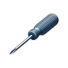 Fototapeta premium Screwdriver isolated on transparent background
