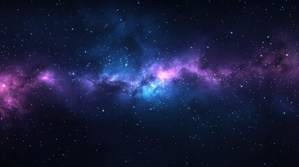 Obraz premium Stunning Night Sky with Stars and Galaxy Elements