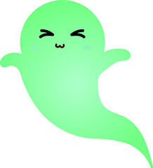 cute ghost cartoon , halloween