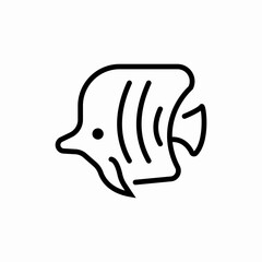 fish for aquarium icon sign vector