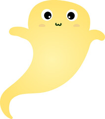 cute ghost cartoon , halloween