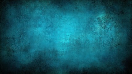 Obraz premium Dark Teal Background with Textured Vignette Effect